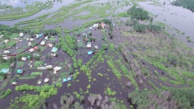 Разлив р. Томь. Затопление дач "Междуречье" смотреть онлайн