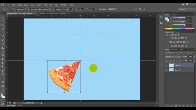 Photoshop magic trick | Rotate tool in photoshop смотреть онлайн