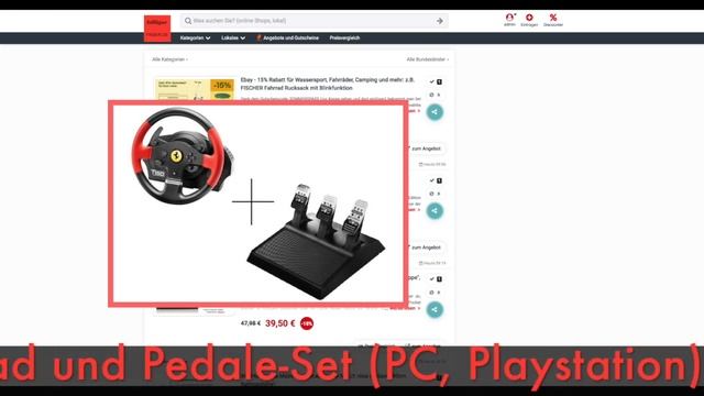 Schnäppchen des Tages 15.07.21 - Thrustmaster Racing Bundle - T150 Ferrari Edition (PC, Playstation смотреть онлайн