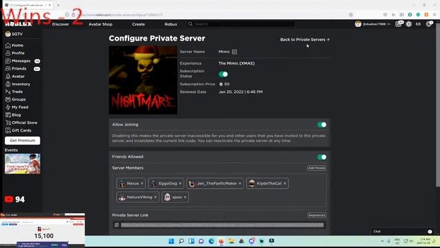 THE MIMIC WITH VIEWERS CHRISTMAS TRIALS NIGHTMARE! LIVE! Roblox смотреть онлайн