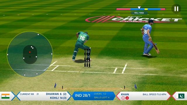 ICC Cricket Mobile Game | Batting Against Pakistan смотреть онлайн