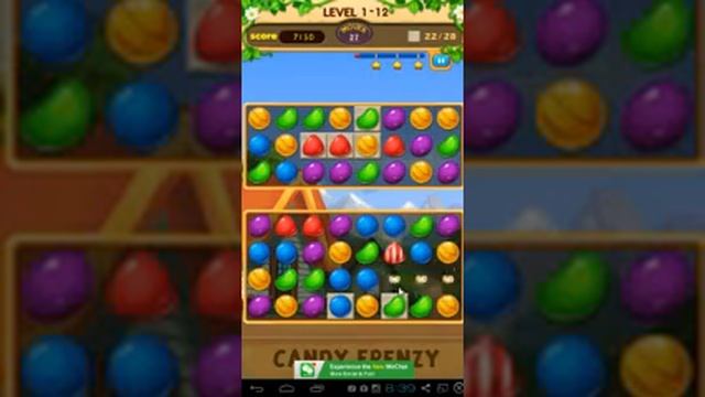Candy Frenzy Gameplay Level 12 смотреть онлайн