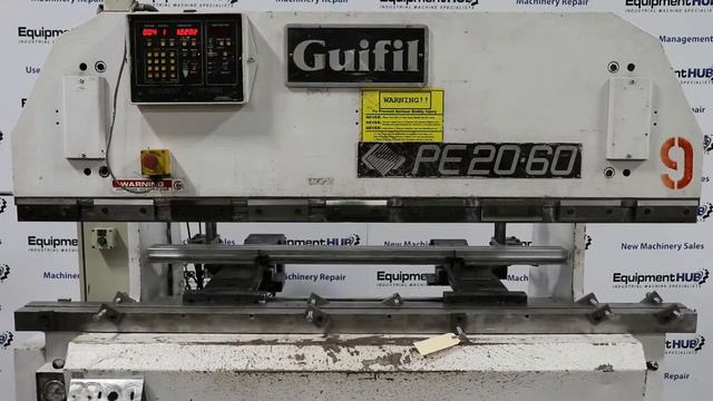 Guifil PE-20/60 80" x 66 Ton CNC Hydrualic Upacting Press Brake смотреть онлайн