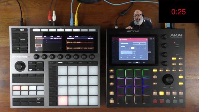 MPC ONE Vs MASCHINE - 7 Minutes - SAME SAMPLE