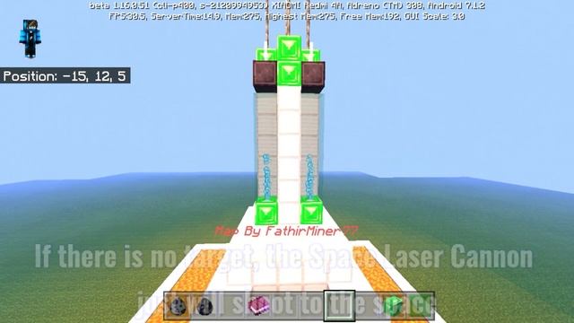 Map Showcase - Space Laser Cannon Beam - MCBE 1.16.0.51 смотреть онлайн