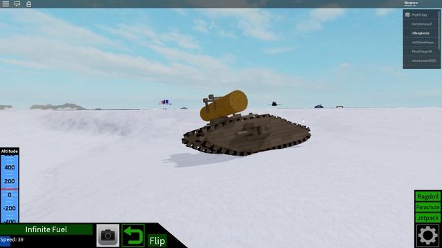 Somwhat Complex Mark V Landship w/ Working Tank Tracks (Plane Crazy) смотреть онлайн