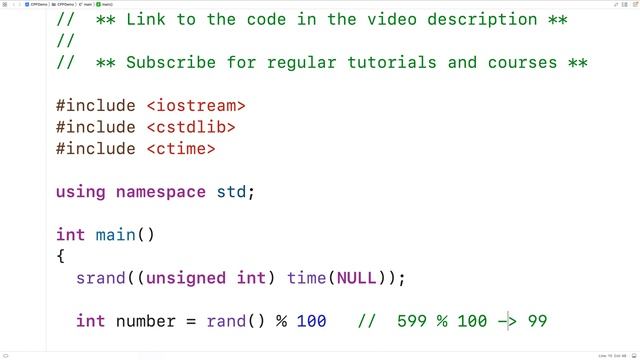 Number Guessing Game | C++ Example смотреть онлайн