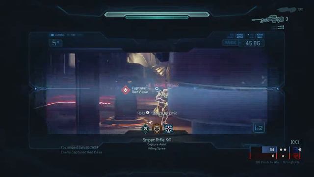 Halo 5 - Epic Stronghold Victory 100 - 0!!! смотреть онлайн