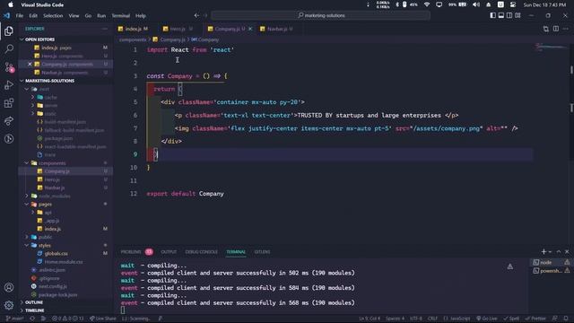 Marketing Website Landing Page With Next JS & Tailwind CSS Part -1|| Rownok Mahbub смотреть онлайн