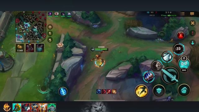 КАК ИГРАЕТ ПРЕТЕНДЕНТ ВУКОНГ В ЛЕСУ - ЖЕСТКИЙ КЕРРИ | League of Legends Wild Rift смотреть онлайн