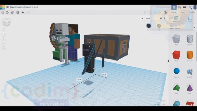 #TINKERCAD 3D моделирование Урок 3.5 Сборка Эндермена смотреть онлайн