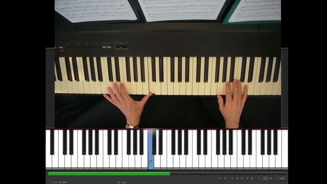 Letting Go, I. Shepard, piano tutorial, slow, part 3 смотреть онлайн