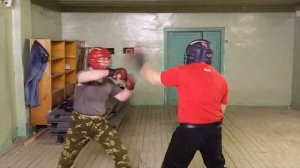 Урок №15.4. 2017.05.2. Накат по технике Русского Кулачного Боя и Казачьего Приклада.