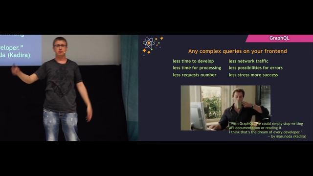 React, Relay и GraphQL — вполне себе нормальный компонентный подход – Павел Черторогов смотреть онлайн