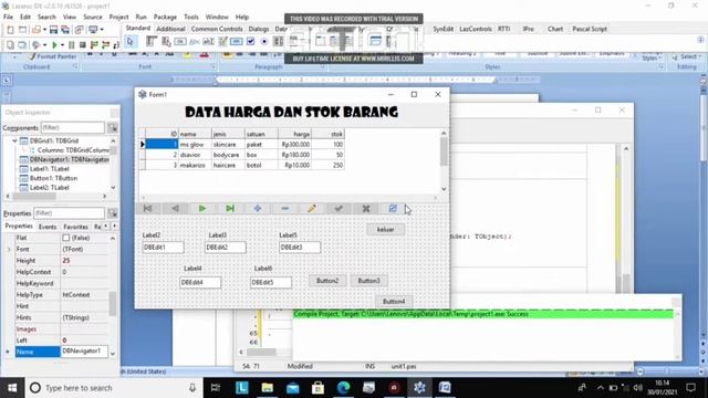 Membuat program aplikasi database mengunakan lazarus смотреть онлайн