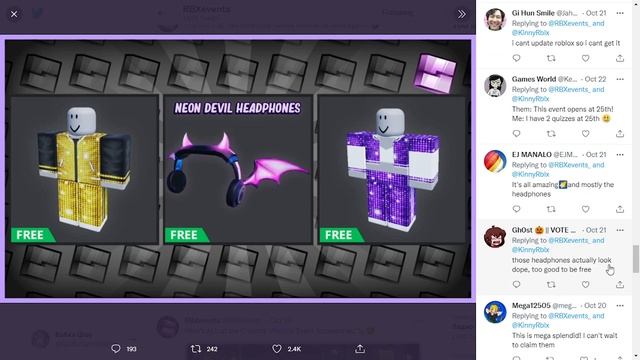 НОВЫЕ КРУТЫЕ ИВЕНТЫ НА ВЕЩИ В РОБЛОКС!! |ЧТО ПО ИВЕНТАМ?|Бесплатные вещи роблокс не промокоды смотреть онлайн