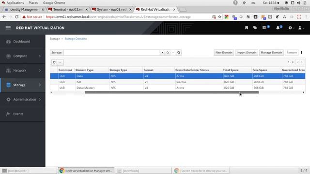 Red Hat Virtualization 4.2 - Manage Storage Domains (Part-7) смотреть онлайн