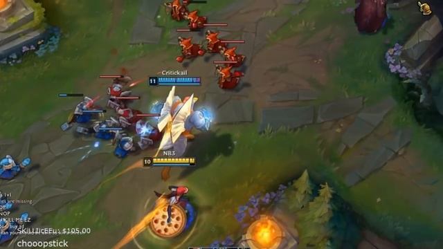 NEW PIZZA DELIVERY GIRL SIVIR JUNGLE SPOTLIGHT | 100% CRIT BEST SKIN EVER | WE MADE HIM RAGE QUIT смотреть онлайн