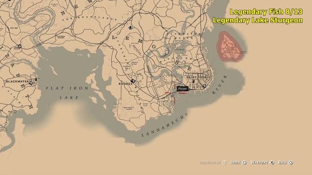 All Legendary Fish Collectible Locations (A Fisher of Fish) - Red Dead Redemption 2 смотреть онлайн