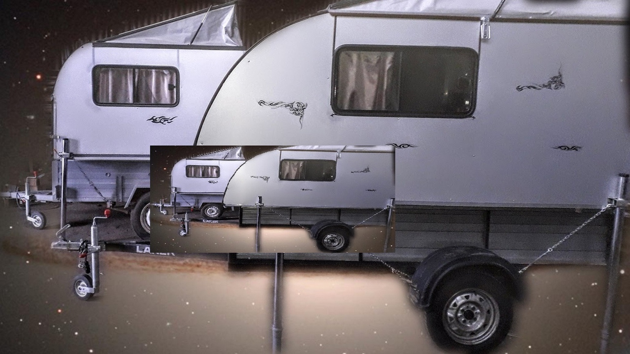 "Саквояж" -съёмный жилой модуль на прицеп.