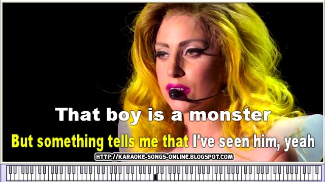 Lady Gaga - Monster (Karaoke/Instrumental) смотреть онлайн