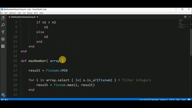 generic array max number in ruby смотреть онлайн