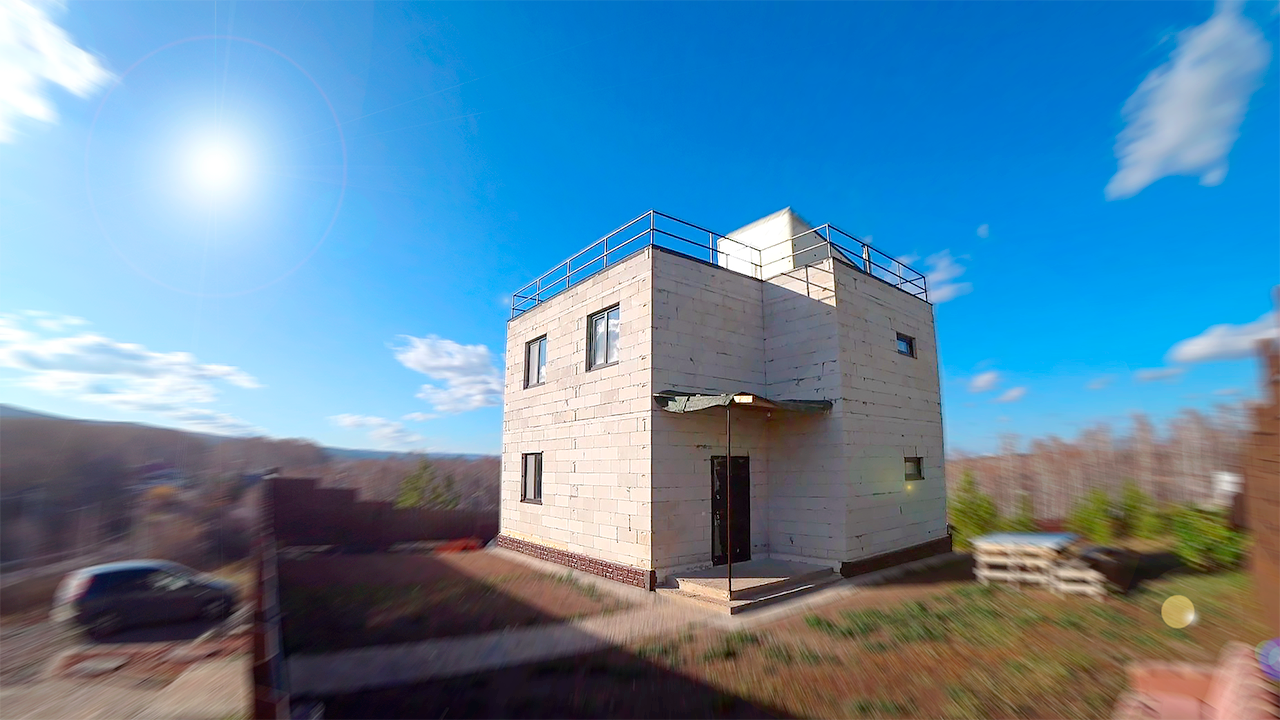 Благоустройство участка, Отмостка, Цоколь и прочее. Дом из газобетона своими руками (Таймлапс) смотреть онлайн