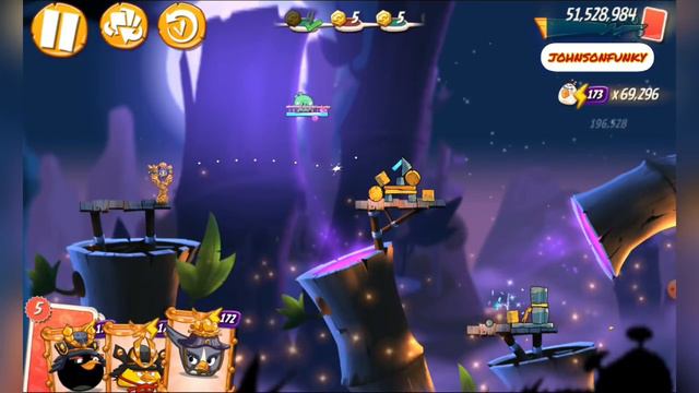 Angry Birds 2 AB2 Mighty Eagle Bootcamp (MEBC) - Season 33 Day 24 (2 Bubbles) смотреть онлайн