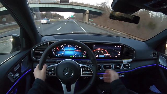 2021 Mercedes GLS Evening POV Test Drive