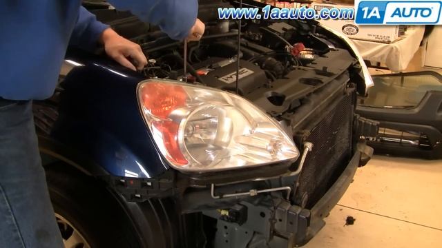 How to Replace Headlight 02-04 Honda CR-V смотреть онлайн