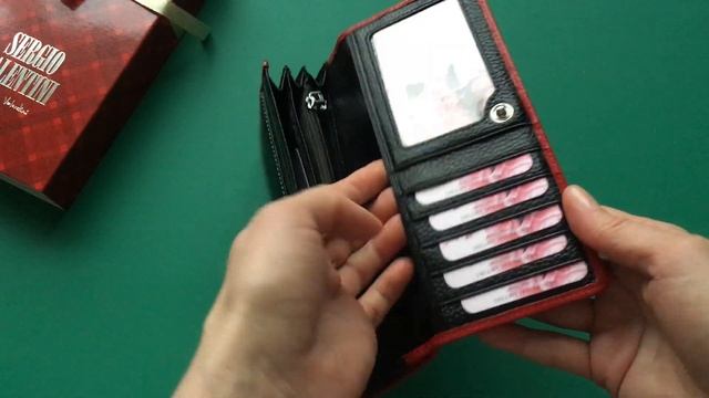 Женский кожаный кошелек на полную купюру Sergio Valentini ➡️ СВ 3177-002 смотреть онлайн