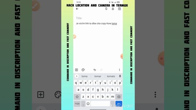 Hack Location And Camera In Termux full Command in Discription смотреть онлайн