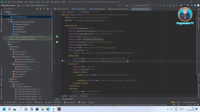MONETIZAR una APLICACIÓN con ADMOB programado en JAVA (1ra Parte) смотреть онлайн