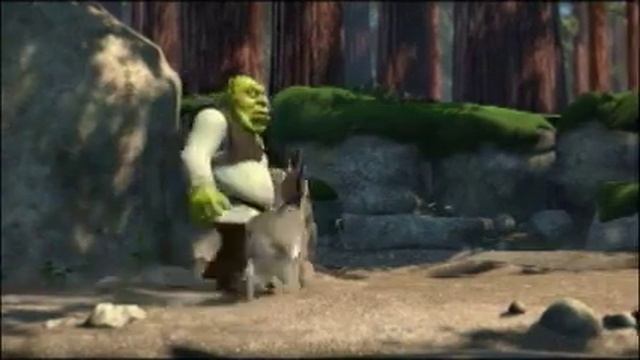 ОСЕЛ ДОСТАЕТ ШРЕКА