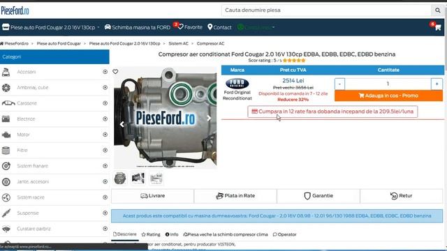 Livrare rapida | Piese Ford Cougar | Piese originale | PieseFord.ro | Piese auto Ford | Jante Ford смотреть онлайн