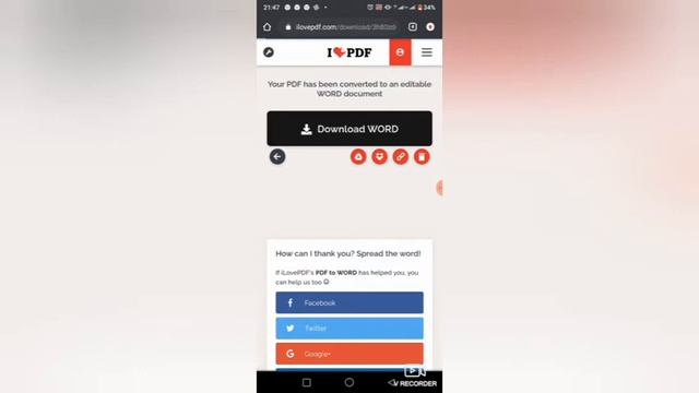 Tutorial "How To Convert File PDF to Word and Word to PDF on Handphone" смотреть онлайн
