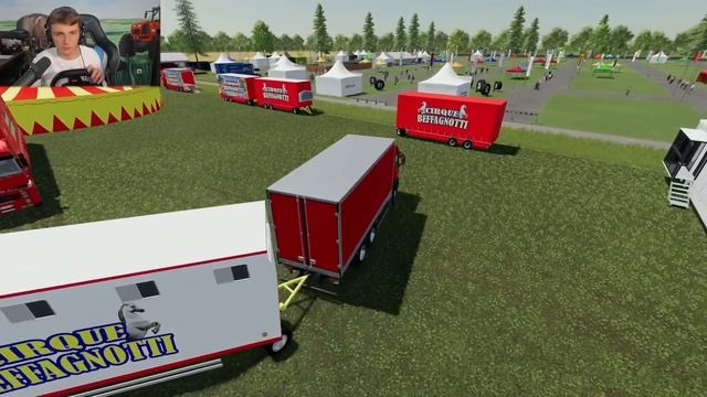 Cirque Beffagnotti à 800.000€ s'installe à la Foire de Poussay (Tout doit être prêt pour ce weekend смотреть онлайн