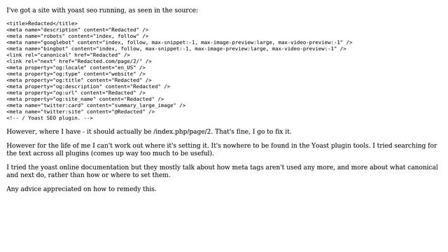 Wordpress: Fixing link rel="next" in Yoast SEO for paginated links смотреть онлайн