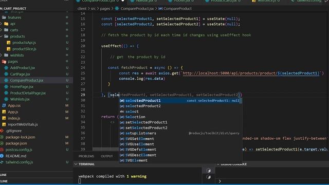 MERN Cart Redux Part-6 | Compare Product Feature Dynamically With UseEffect Dependency & RTK Query смотреть онлайн