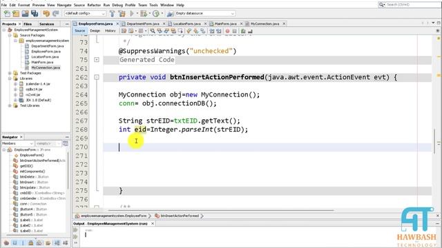 29# Java + Oracle: Insert data to Employee's table from java смотреть онлайн