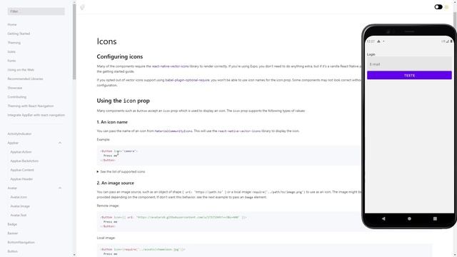 Aula 22.2 - Criando uma interface (UI) usando react-native-paper - Curso React Native + Hooks смотреть онлайн