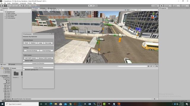 How To Create Any Size City In 2 Minutes With Fantastic City Generator Unity смотреть онлайн