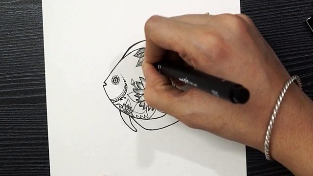 Cute Fish Drawing || How To Draw A Fish || Fish Drawing Step By Step || Doodle Art смотреть онлайн