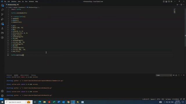 How to code WINDOWS 7 Logo in Python | Python Turtle | BetaBoyBeatz смотреть онлайн