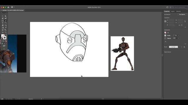 Commando Battle Droid Head | Speedart смотреть онлайн