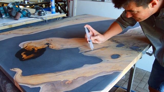 Building The PERFECT Epoxy Table | STEP BY STEP INSTRUCTIONS смотреть онлайн