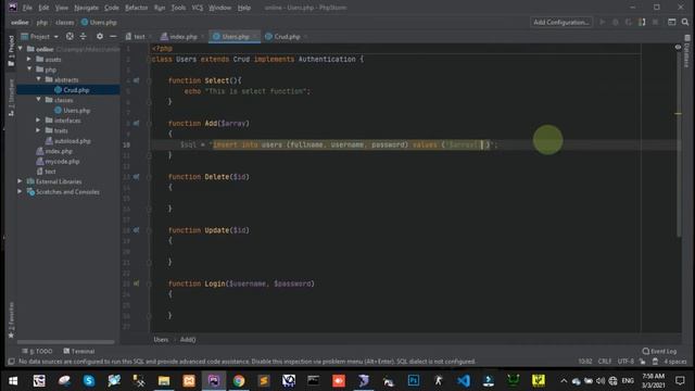Database Connection in PHP/MYSQL (Insert) using PDO in (Solid Principles) (TAGALOG) Part 2 смотреть онлайн