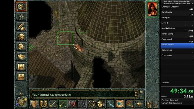 Baldur's Gate (Original Saga) Hardcore Glitchless Solo Run in 1 hour 32 minutes смотреть онлайн