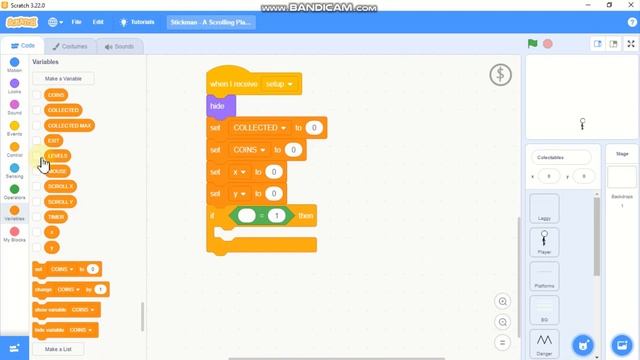Scratch Tutorial | Stickman Scrolling Platformer(PART 2)| Scrolling Platformer Tutorial| Scratch 3. смотреть онлайн