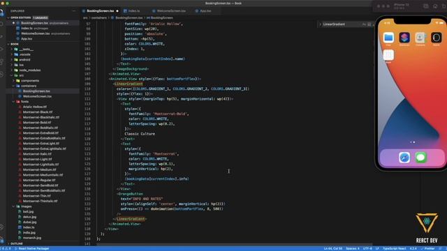 React Native UI | Animated Hotel Booking UI | EP-02 | Speed Code смотреть онлайн